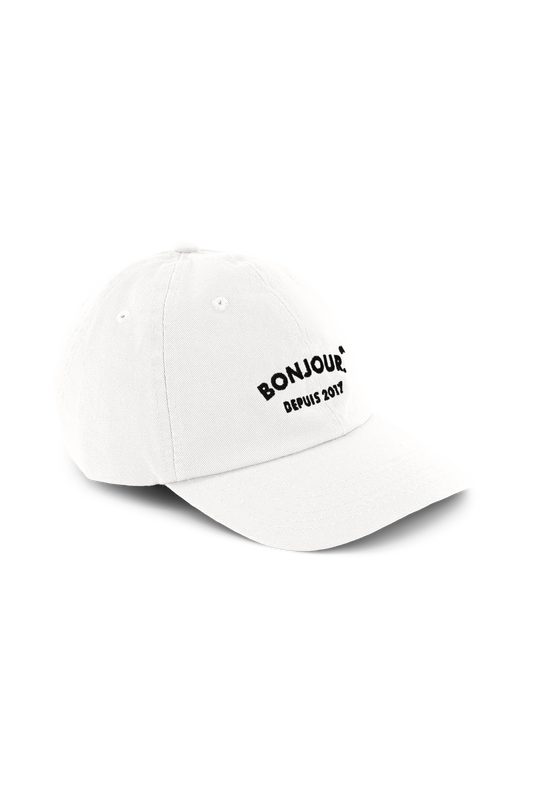 Bonjour.™ La Casquette Blanche