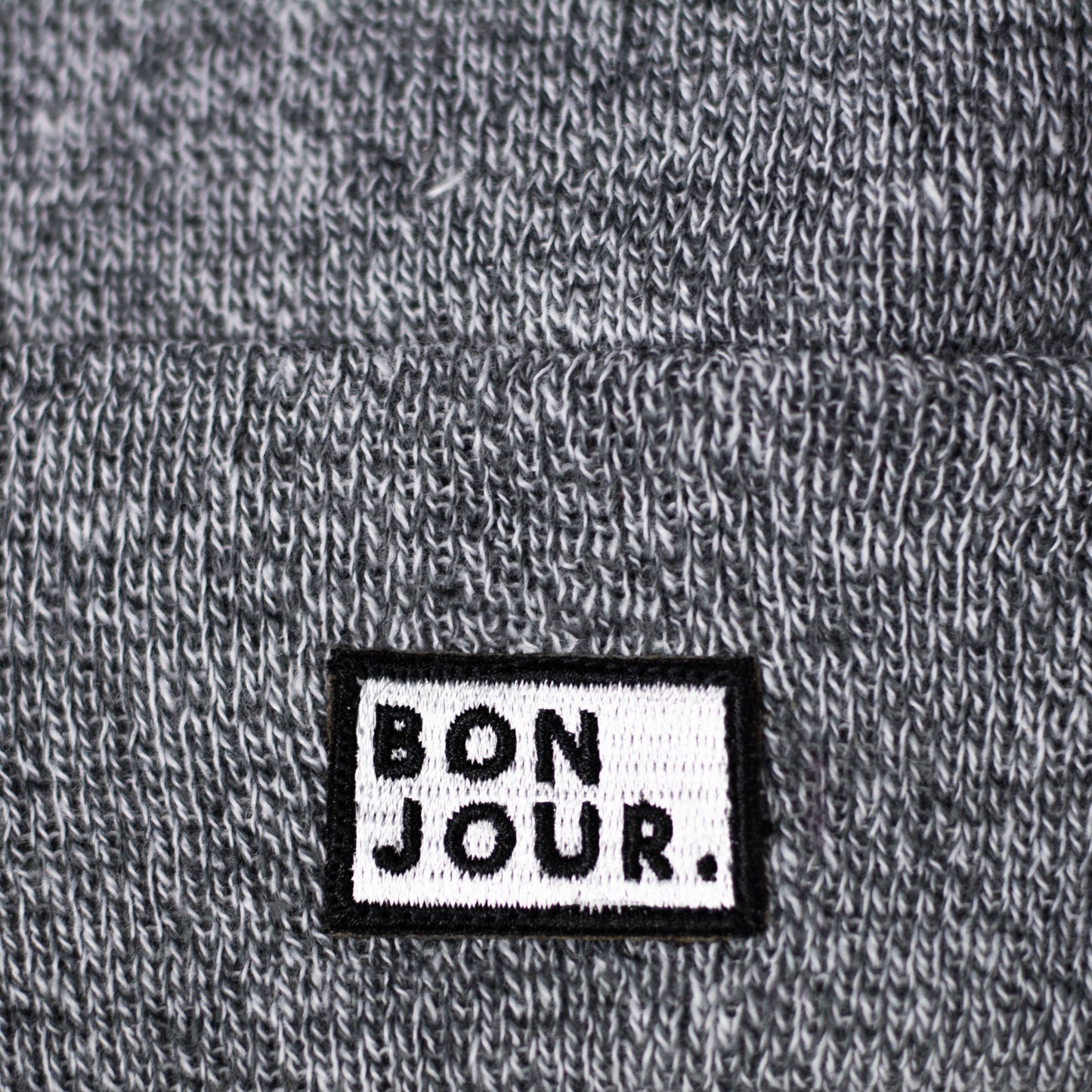 Bonjour.™ Le Bonnet Gris chiné