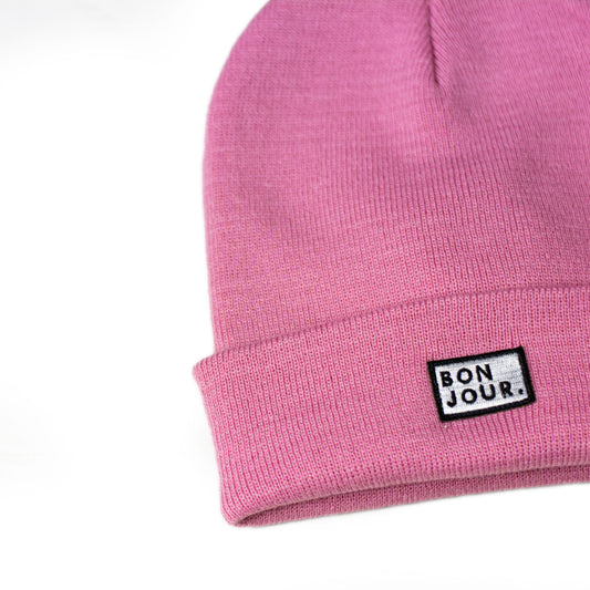 Bonjour.™ Le Bonnet Rose Poudré