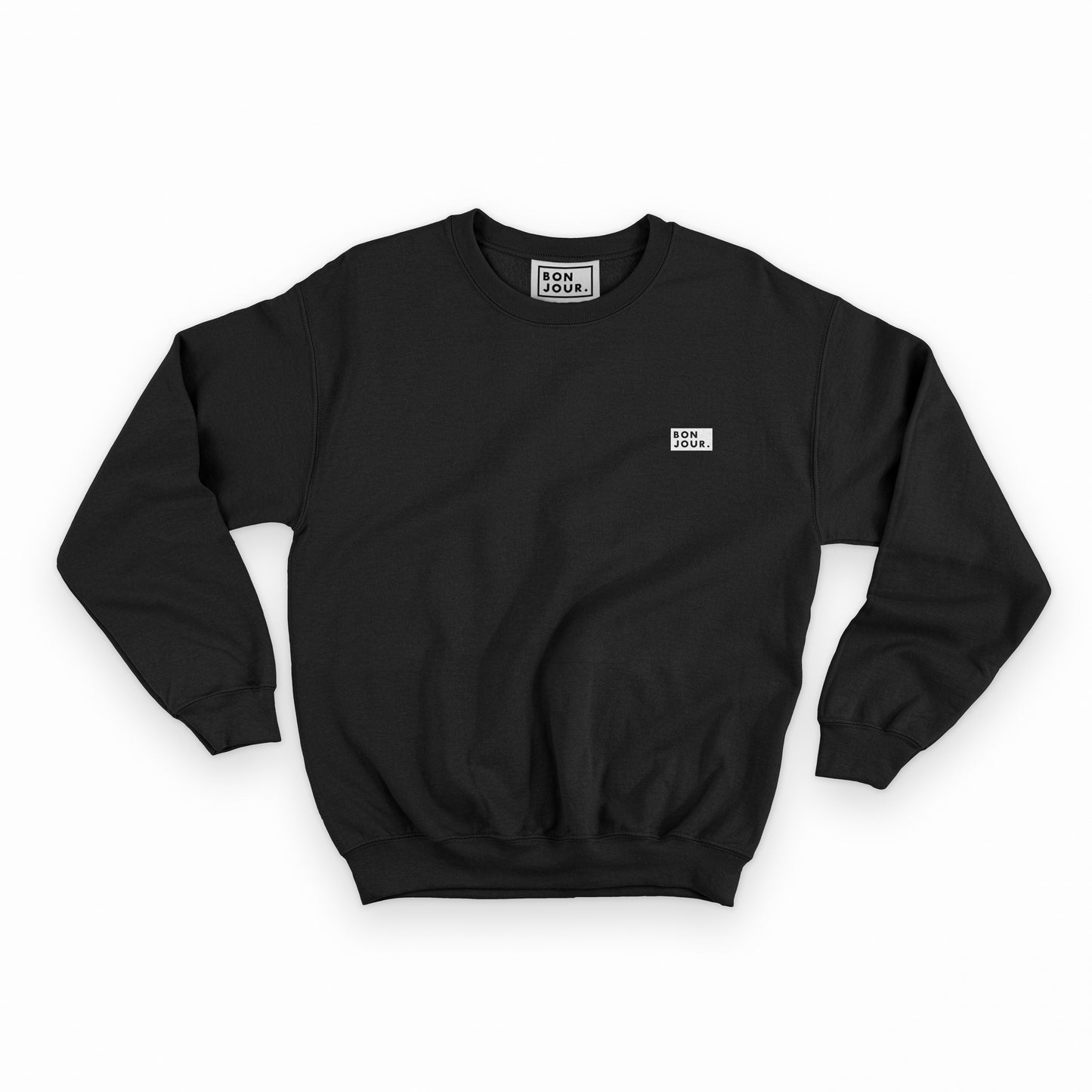 Bonjour.™ Le Crewneck Charbon