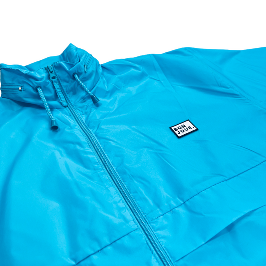 Bonjour.™ le Coupe vent Bleu Azur