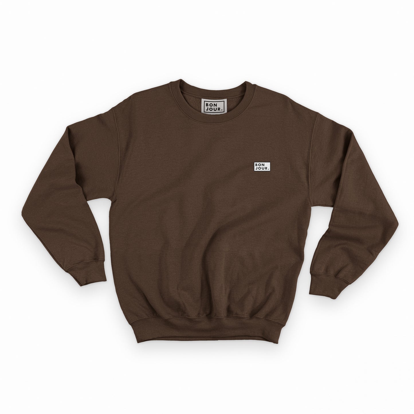 Bonjour.™ Le Crewneck Chocolat