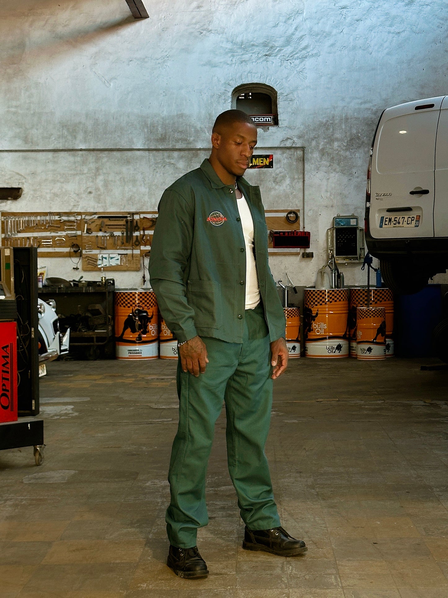 Bonjour.™ Veste de travail verte