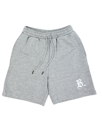 Short Gris - Broderie B.