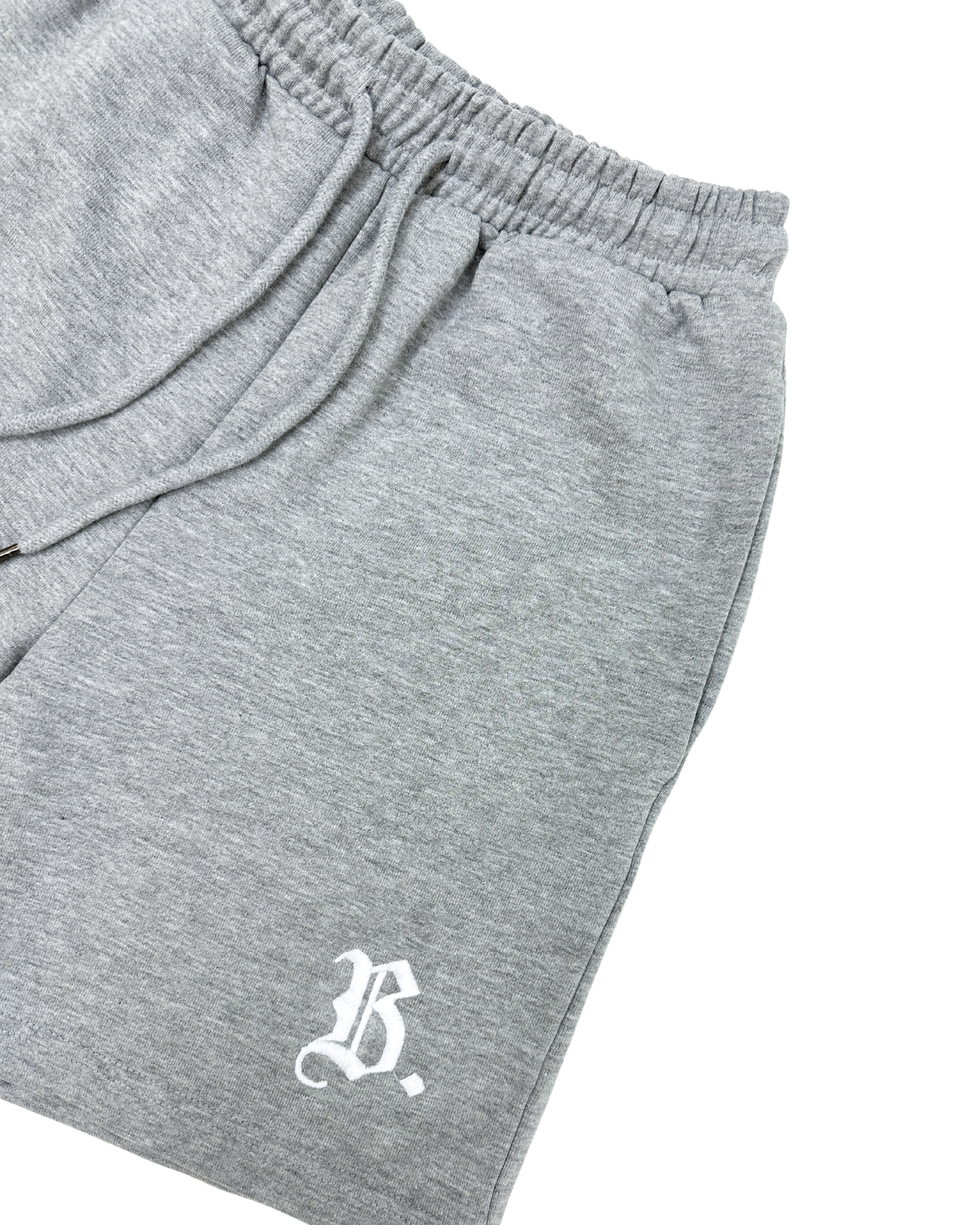 Short Gris - Broderie B.