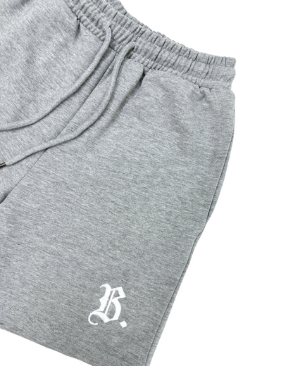 Short Gris - Broderie B.