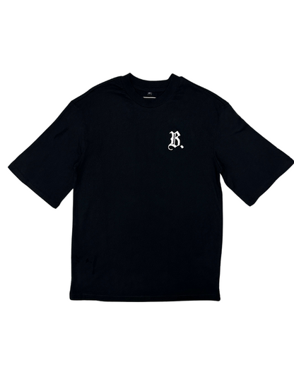 T-shirt Oversize Noir - Blanc B.