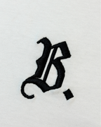 T-shirt Oversize Blanc - Noir B.
