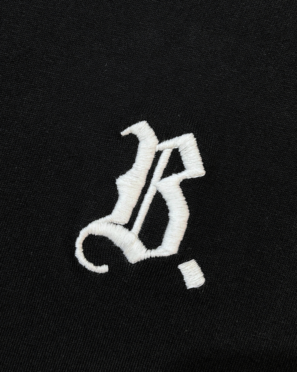 T-shirt Oversize Noir - Blanc B.