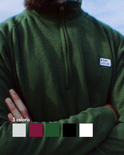 Bonjour.™ Le col Zip