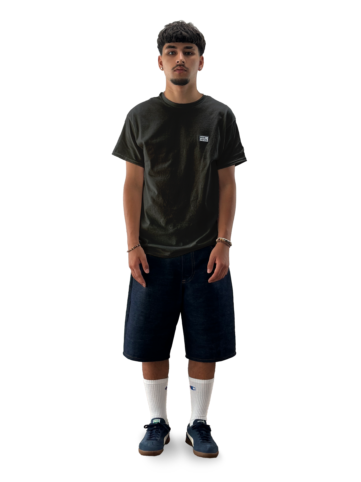 Bonjour.™ Le Tee-shirt Charbon