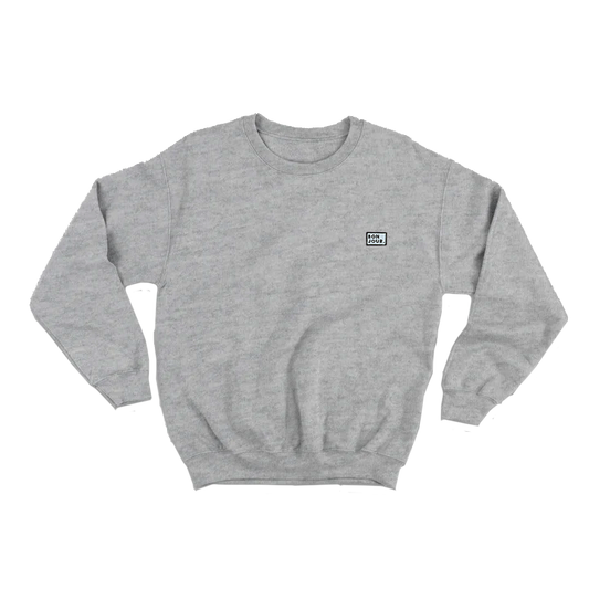 Bonjour.™ Le Crewneck Gris souris