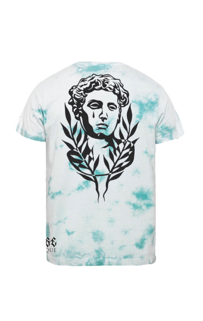 Bonjour.™ le tee shirt X Rose Antique Marbré Bleu