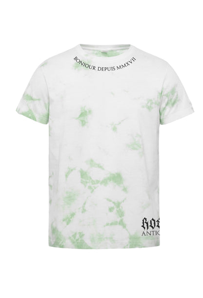Bonjour.™ le tee shirt X Rose Antique Marbré Vert