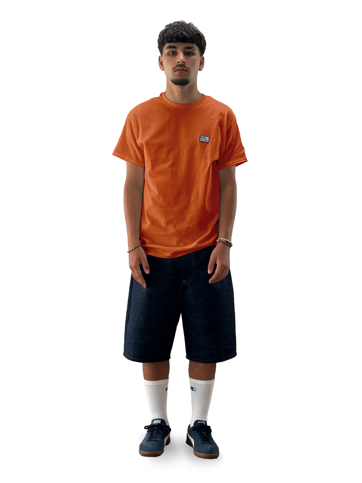 Bonjour.™ Le Tee-shirt Mandarine