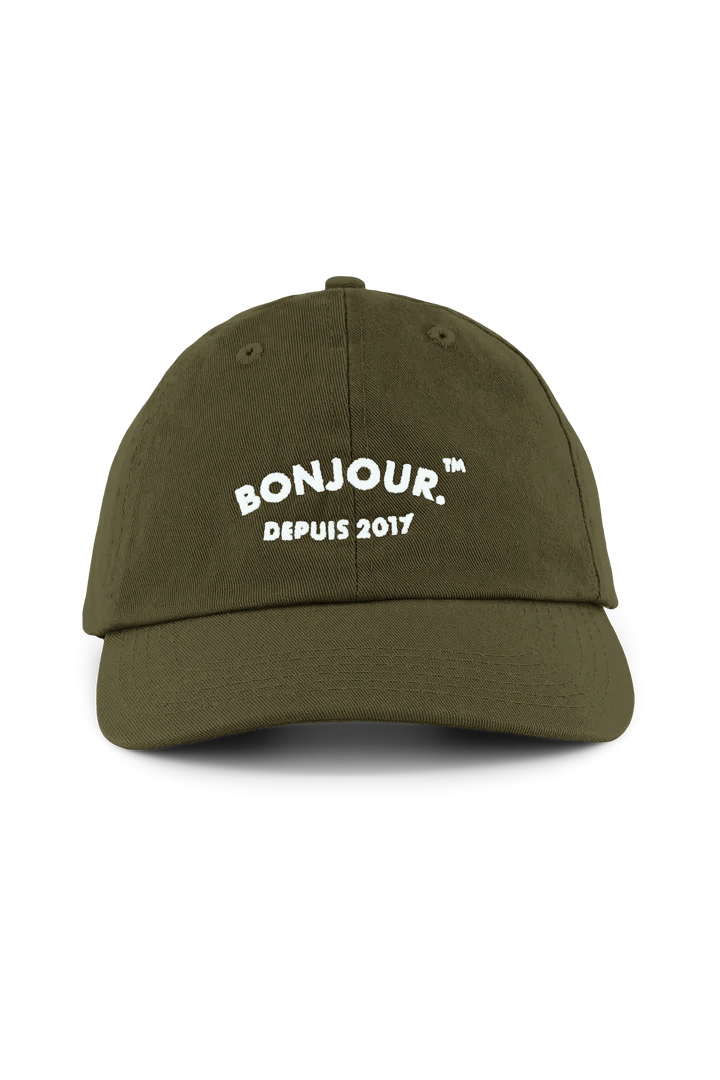 Bonjour.™ La Casquette Olive