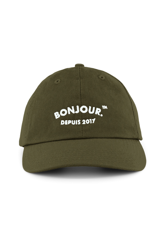 Bonjour.™ La Casquette Olive