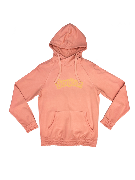 Bonjour.™ Le Hoodie barbie - pêche