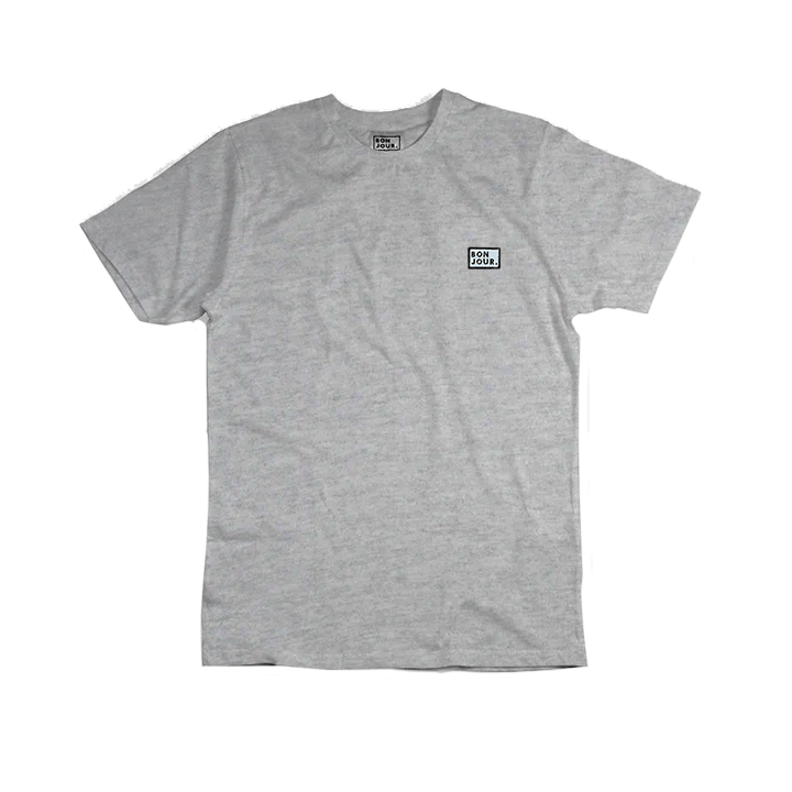 Bonjour.™ Le Tee-shirt Gris Souris