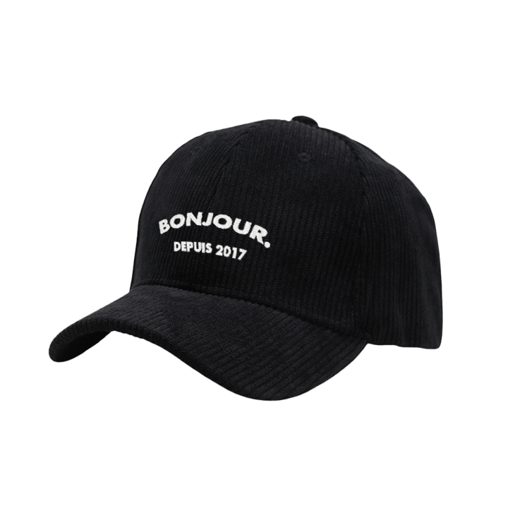 Bonjour.™ La Casquette Velours Côtelé