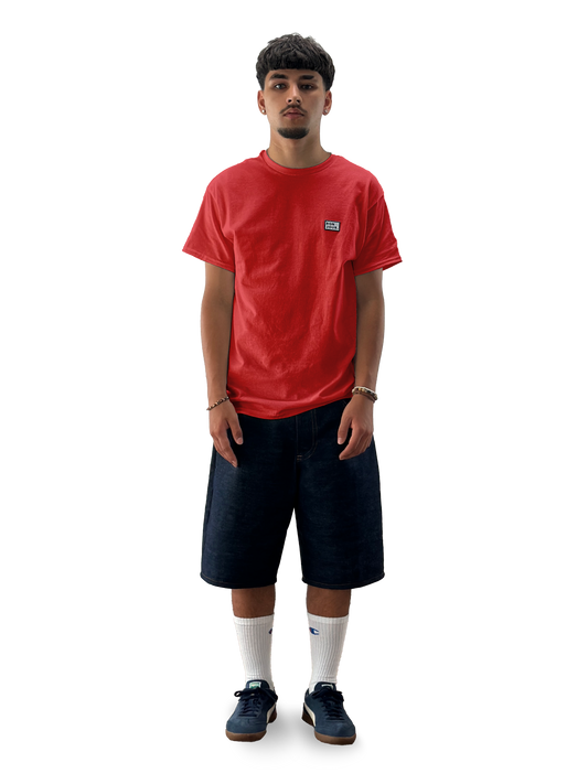 Bonjour.™ Le Tee-shirt Vermillon