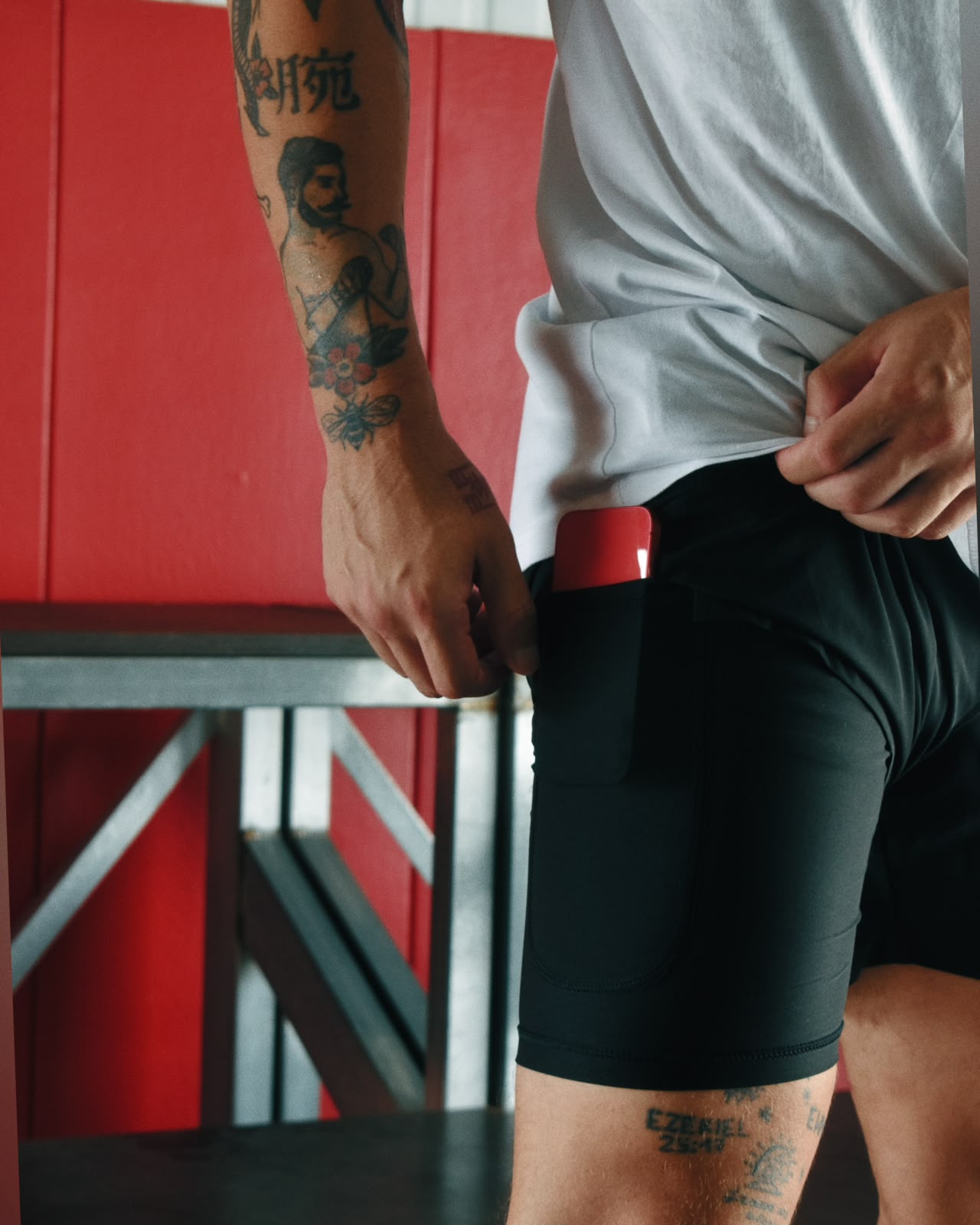 Double short homme