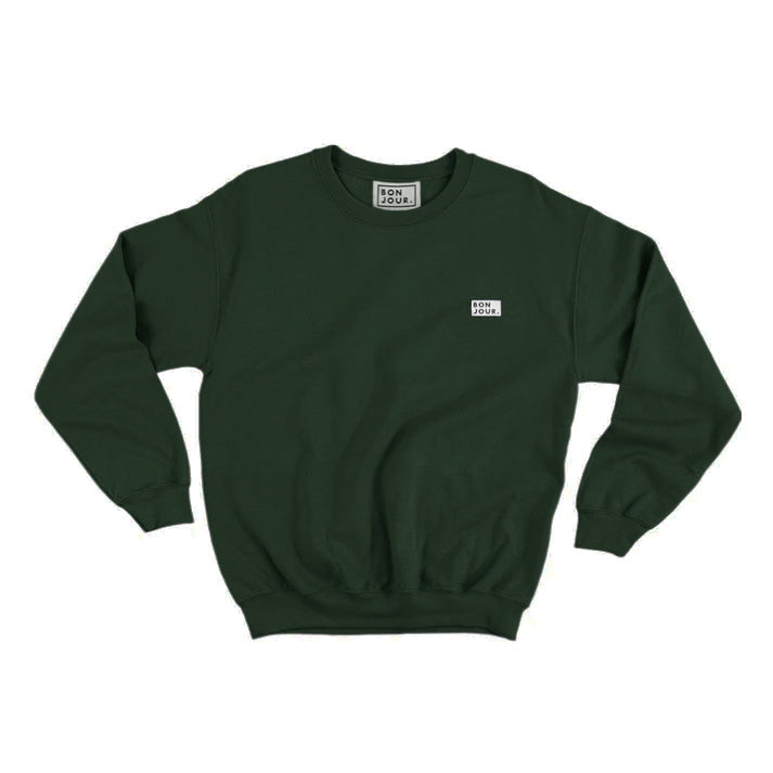 Bonjour.™ Le Crewneck Sobre