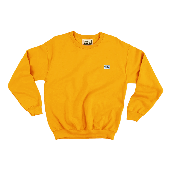 Bonjour.™ Le Crewneck Mangue