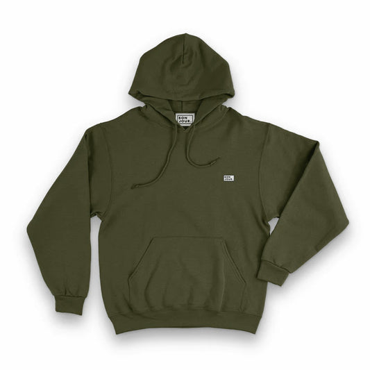 Bonjour.™ Le Hoodie Vert Olive