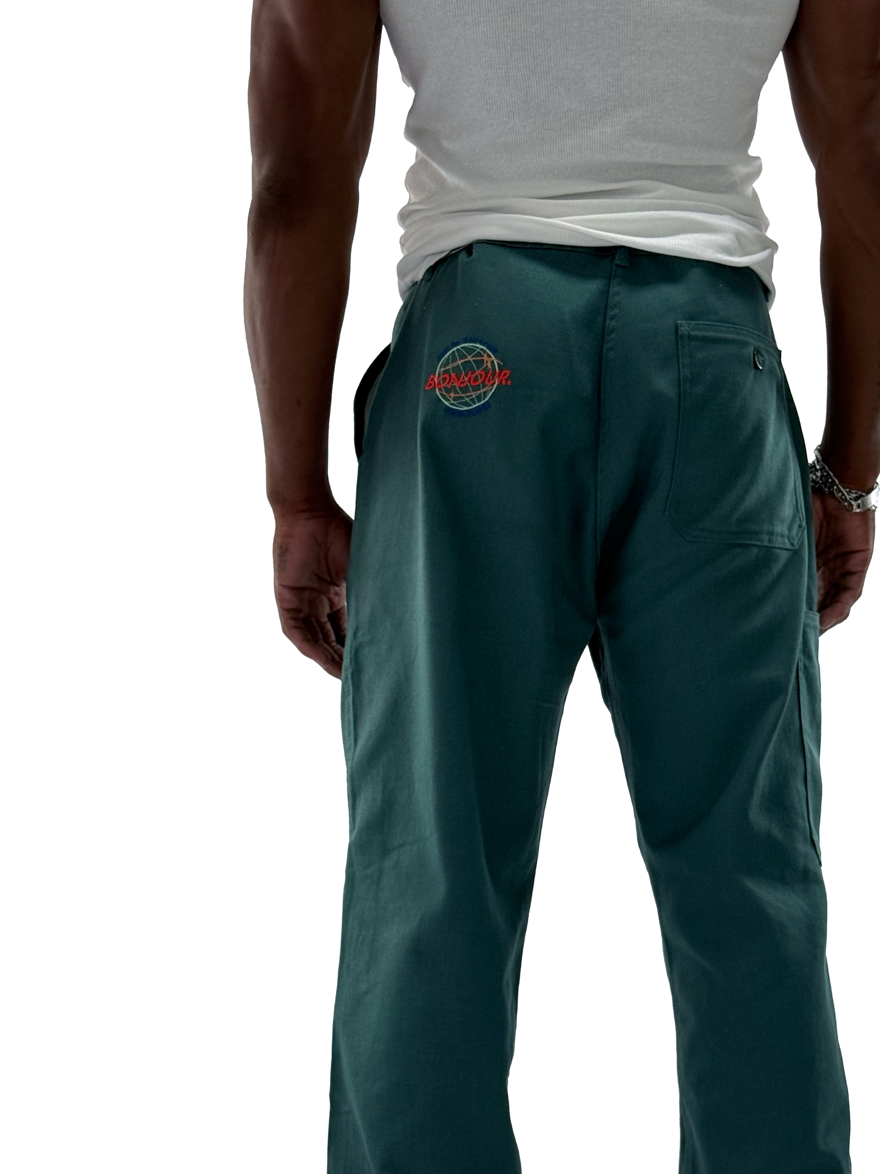 Bonjour.™ Pantalon de travail vert