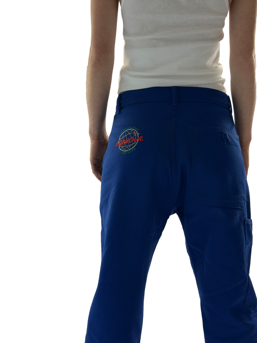 Bonjour.™ Pantalon de travail bleu
