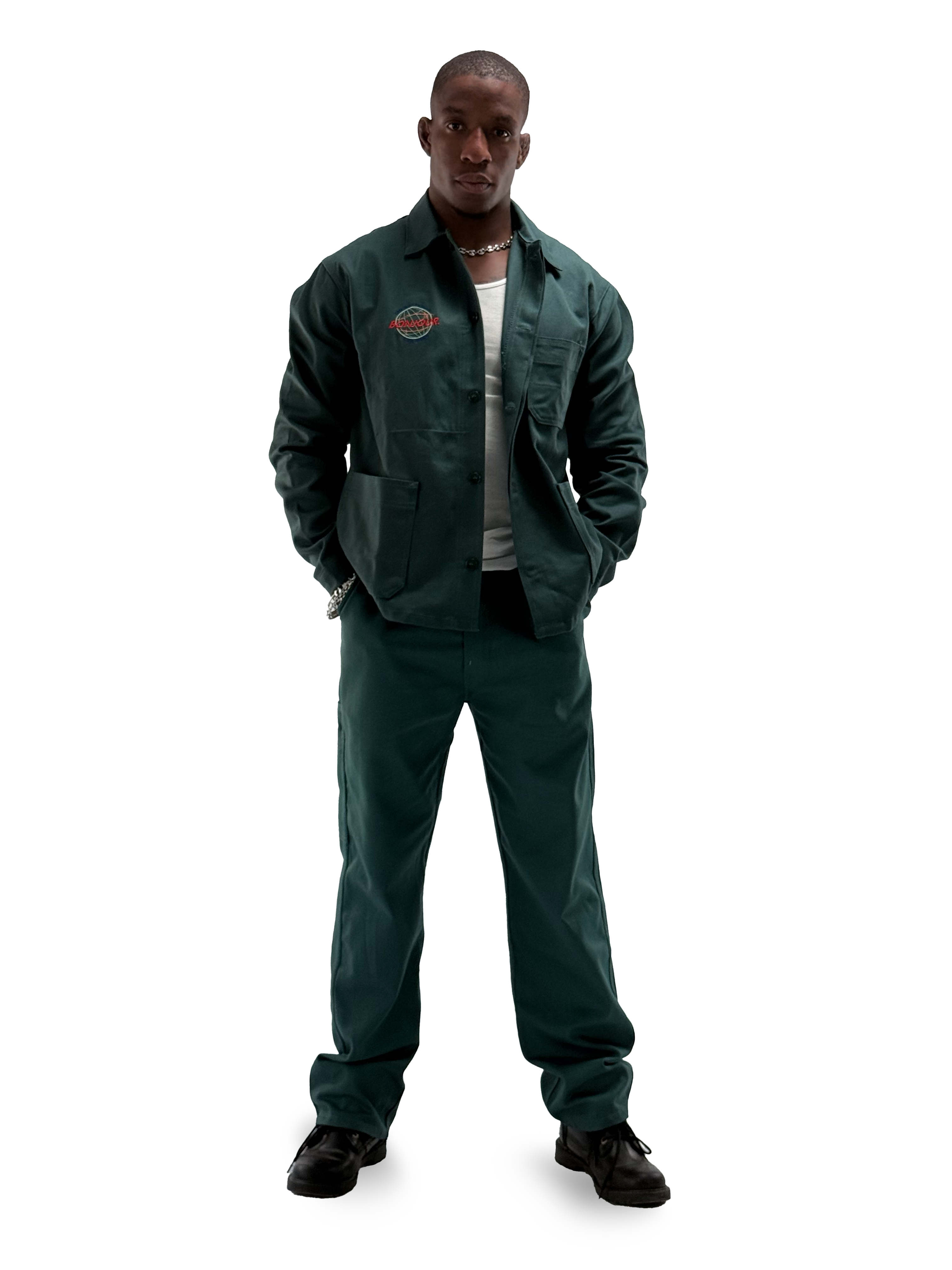 Bonjour.™ Veste de travail verte