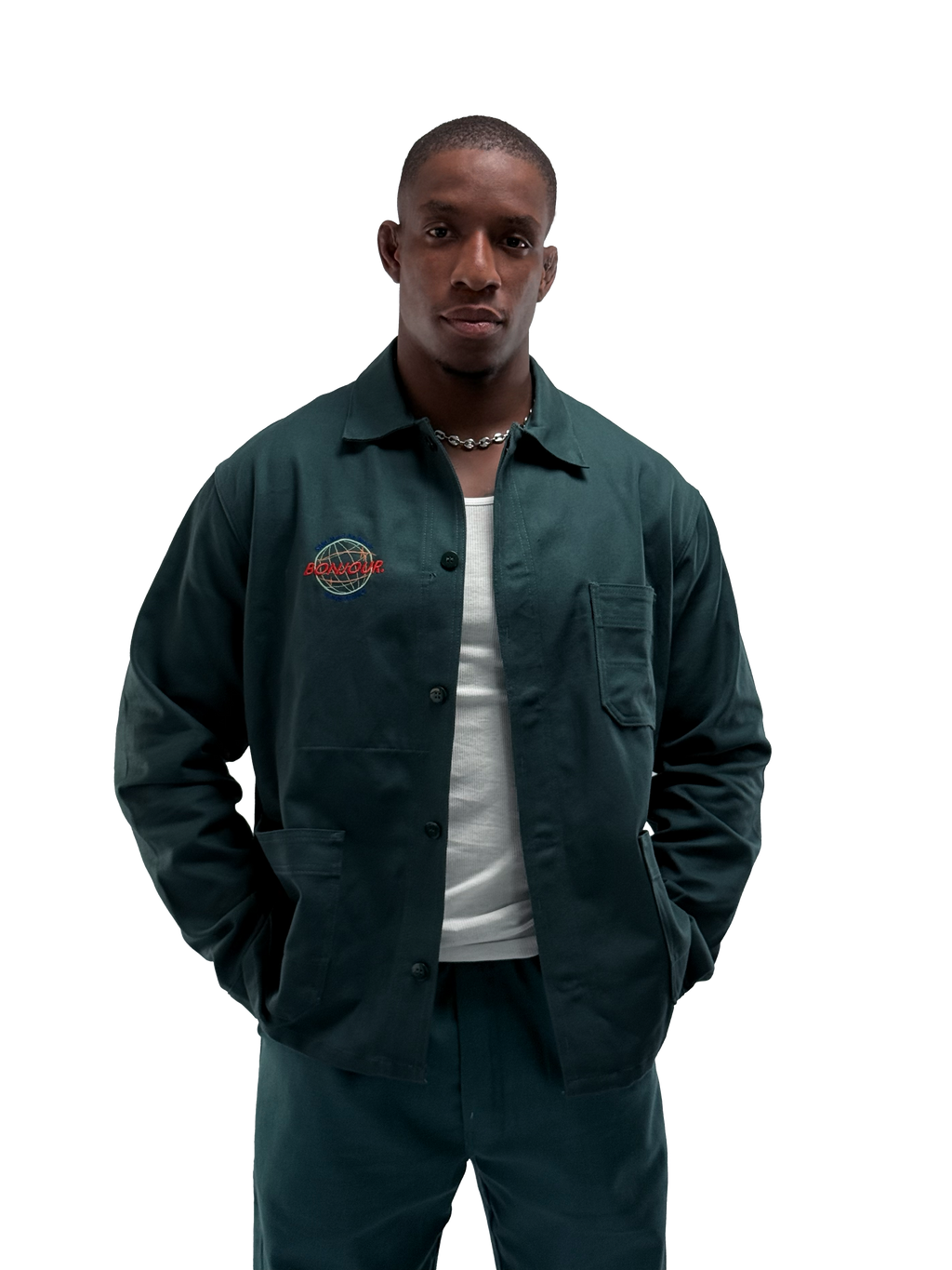 Bonjour.™ Veste de travail verte