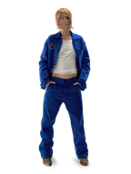 Bonjour.™ Veste de travail bleue