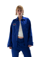 Bonjour.™ Veste de travail bleue