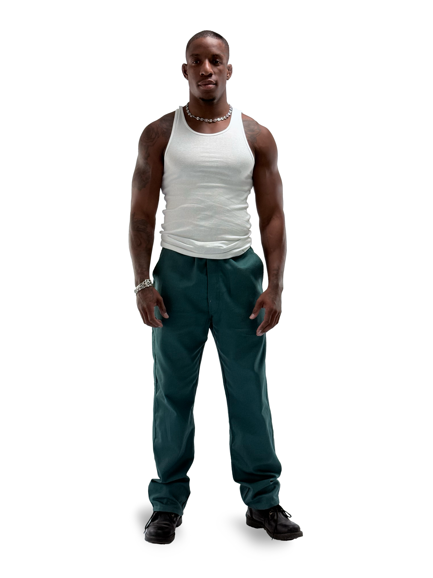 Bonjour.™ Pantalon de travail vert