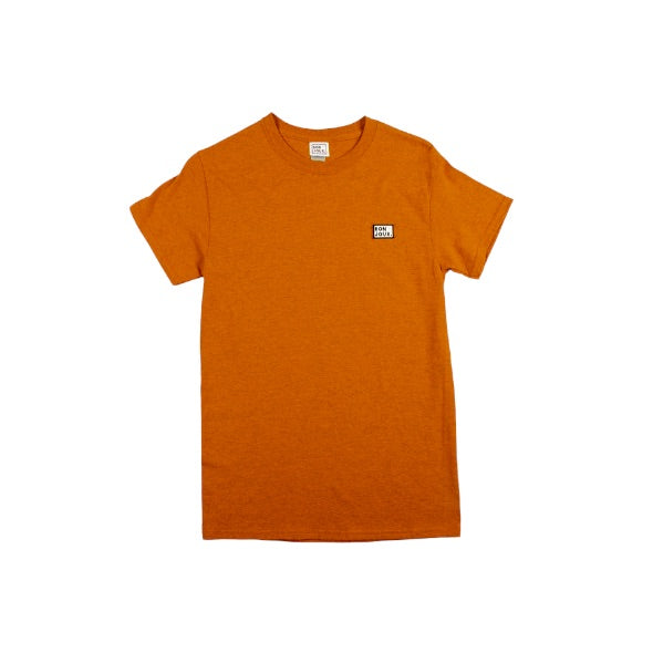 Bonjour.™ Le Tee-shirt Orange Chiné