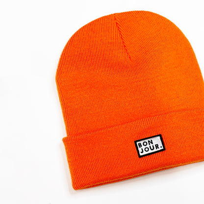 Bonjour.™ Le Bonnet Mandarine