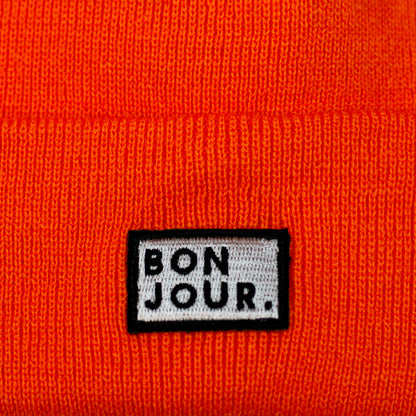 Bonjour.™ Le Bonnet Mandarine