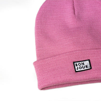 Bonjour.™ Le Bonnet Rose Poudré