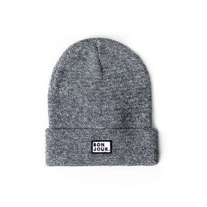 Bonjour.™ Le Bonnet Gris chiné