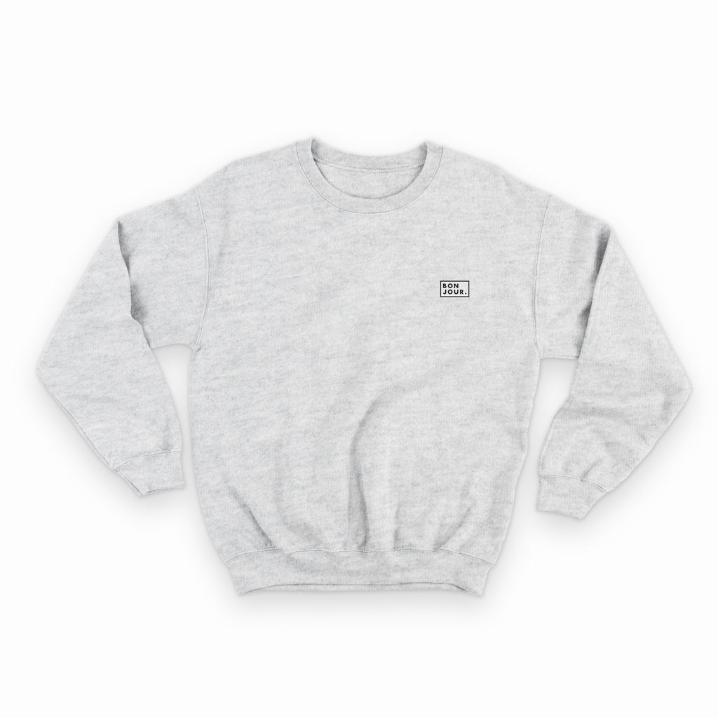 Bonjour.™ Le Crewneck Essentiel