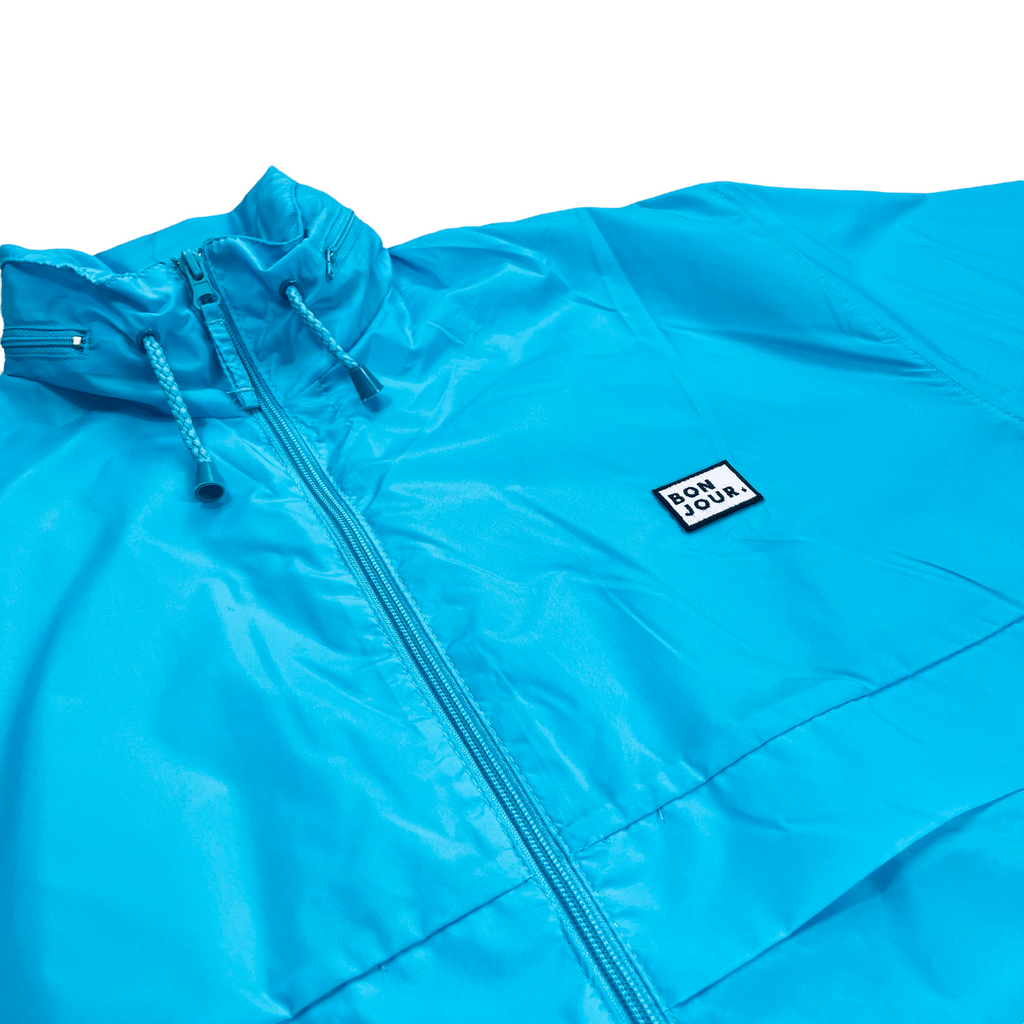 Bonjour.™ le Coupe vent Bleu Azur