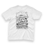 Bonjour.™ Le Tee-Shirt Croco Blanc